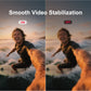 4K 60FPS 64GB 30MP WIFI Action cam with dual screen