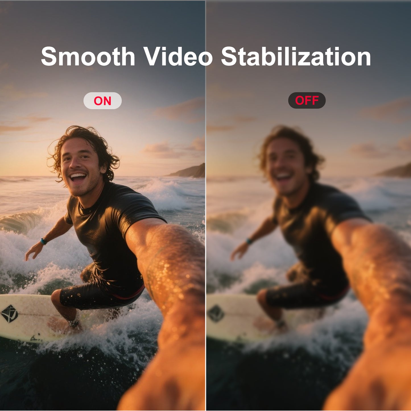 4K 60FPS 64GB 30MP WIFI Action cam with dual screen