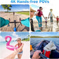 NUISK 64GB 4K Thumb Action camera