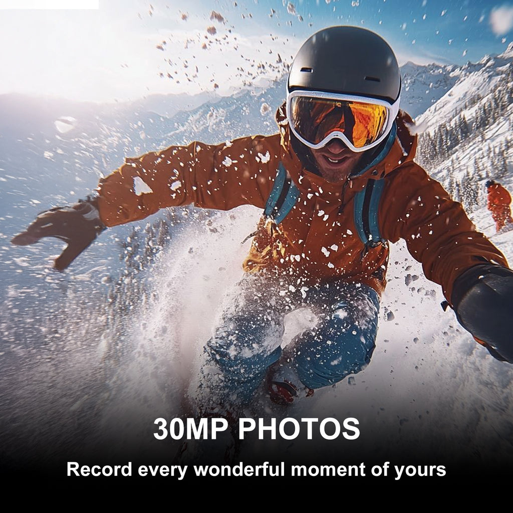 NUISK 128GB 4K Thumb Action camera